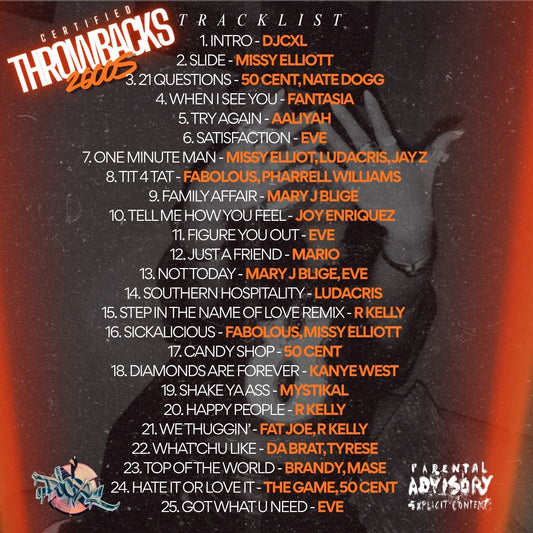 Certified Throwbacks 2000s Vol 2/MP3 - FREE TIKTOK VIDEO MIX!