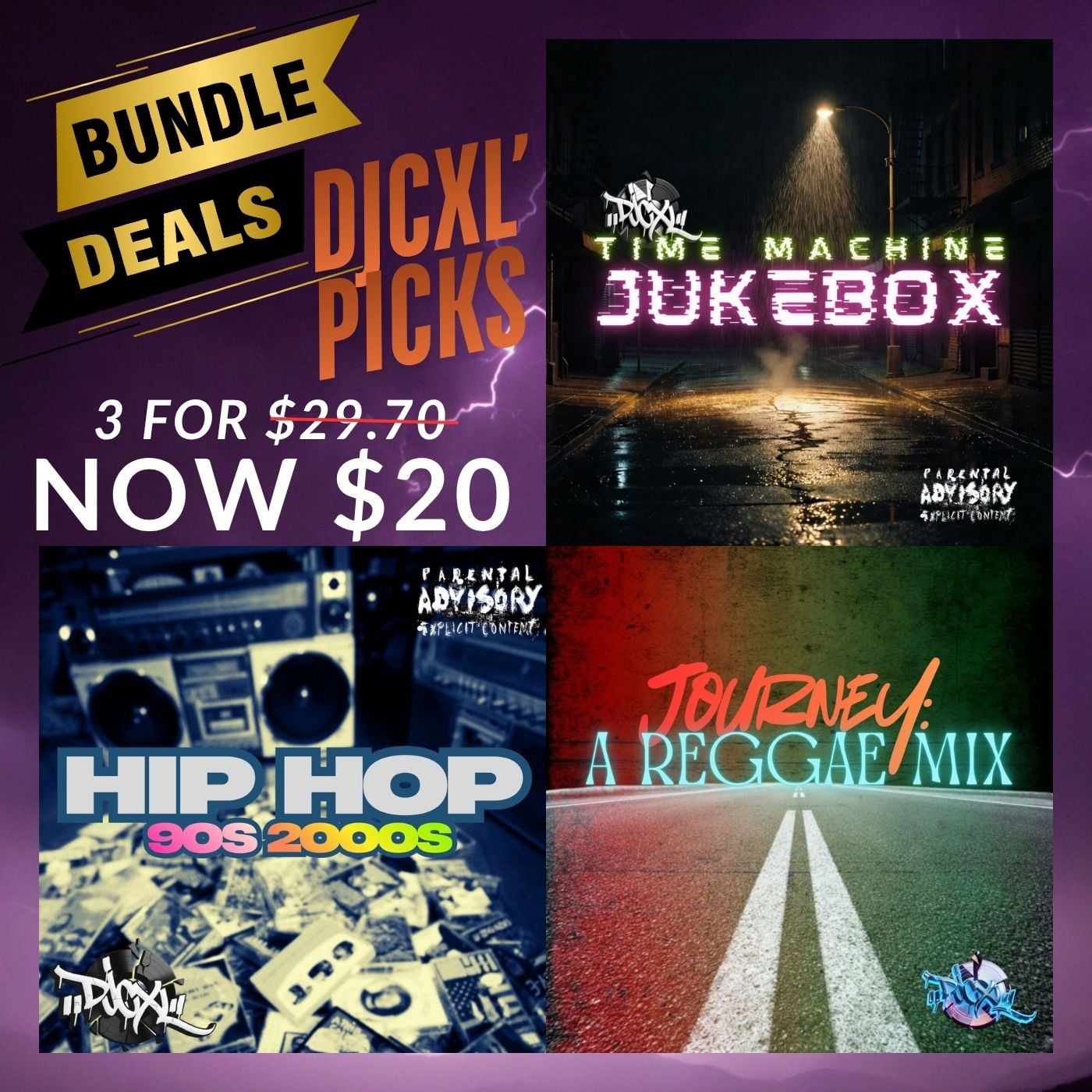 DJCXL'S PERSONALIZED BUNDLE DEAL!